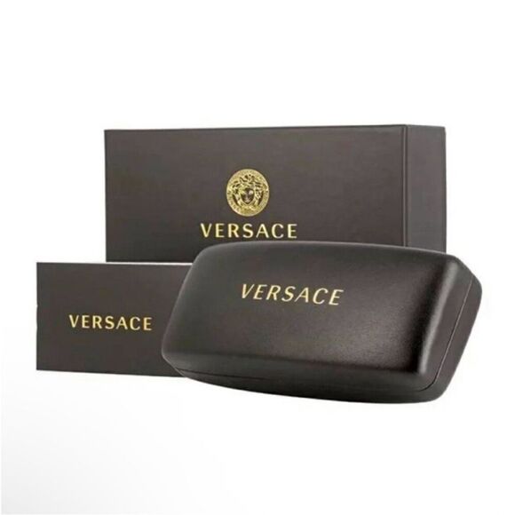 NWT New Versace Gold/Light Pink VE 2256 1002P5 Women Designer Sunglasses